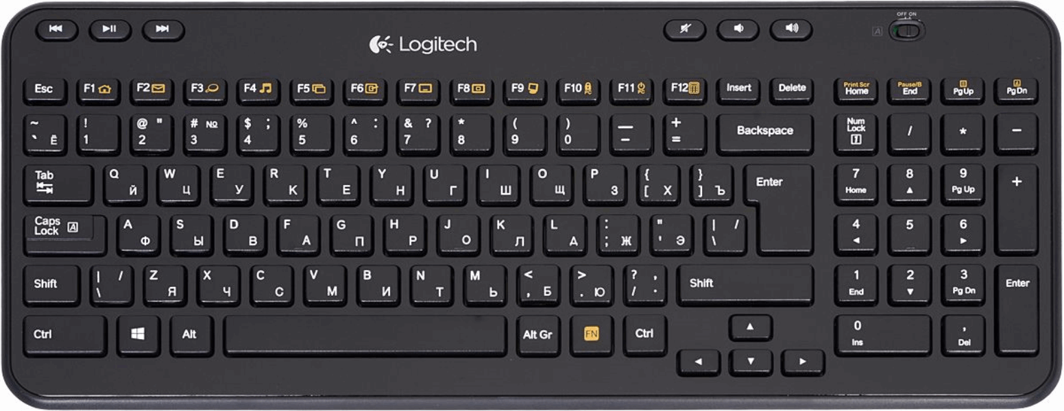 LOGITECH Клавиатура K360 L920-003095
