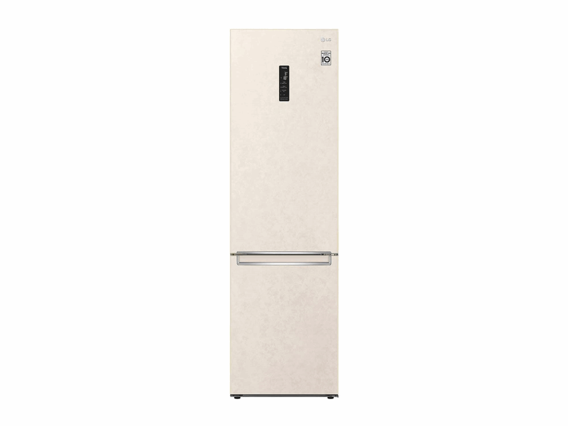 LG Холодильник морозильник снизу GB-B62SEHMN