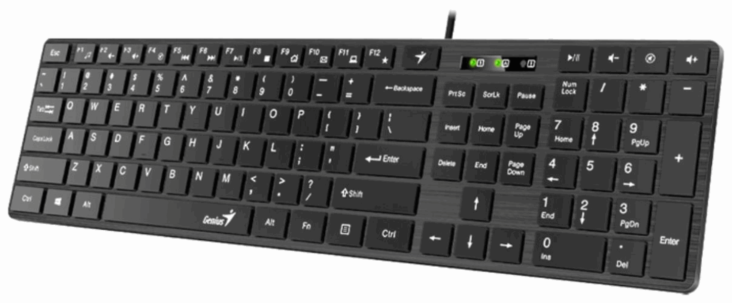 GENIUS Keyboard SLIMSTAR 126 USB