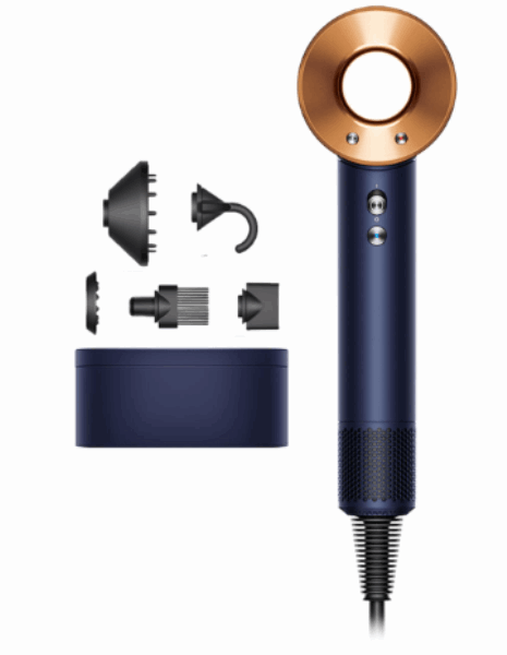 Dyson Фен HD07 Supersonic Blue/Rich Copper (DBBC case)