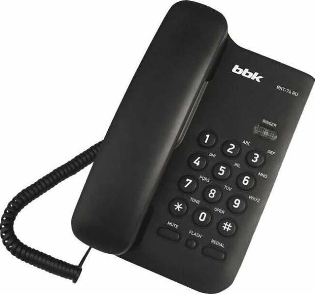 BBK Проводные Телефоны BKT74RU black