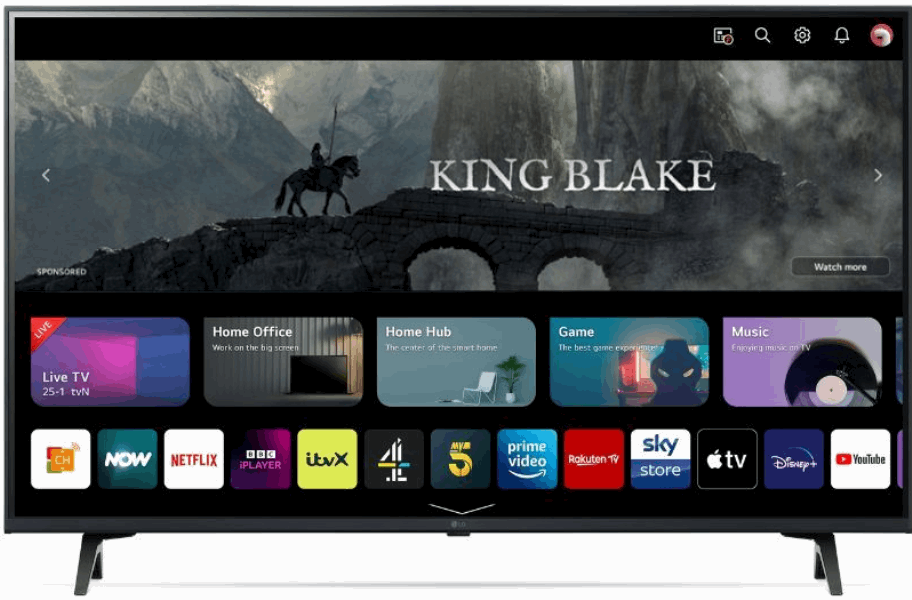 LG UHD (4K) հեռուստացույցներ 65UR80006LJ