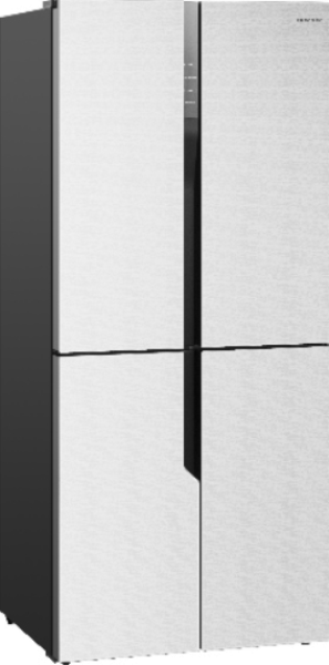 HISENSE Холодильник с четырьмя дверцами NF56WC-WHITE Glass