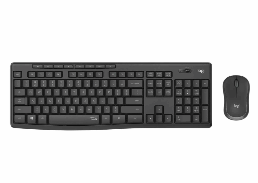 LOGITECH Клавиатуры и комплекты MK295 Graphite