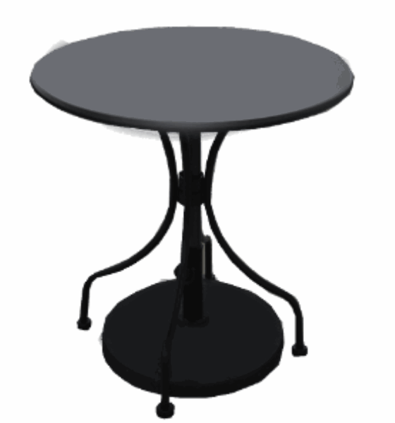BONITA The round table A609 black