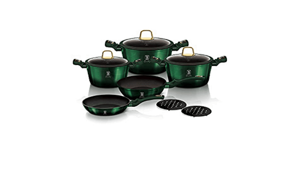 Berlinger Haus Набор «Сковорода и кастрюля» BH6065 Emerald
