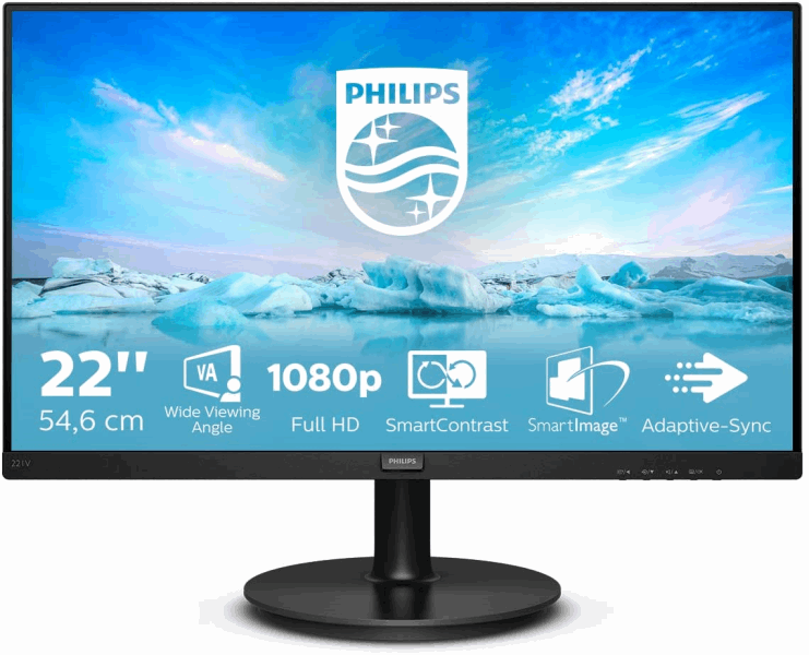 PHILIPS Monitor 221V8/01 V LINE 22 VGA/HDMI