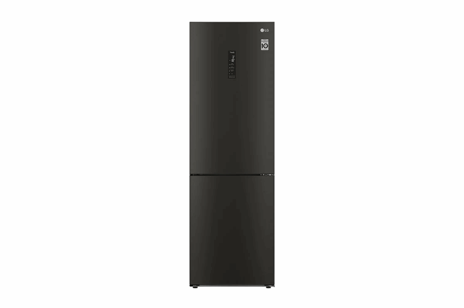 LG Холодильник морозильник снизу GB-B61BLHEC