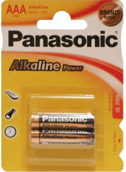 PANASONIC BATTERY LR6REB/2BPR (42259) ALKALNE AA 2